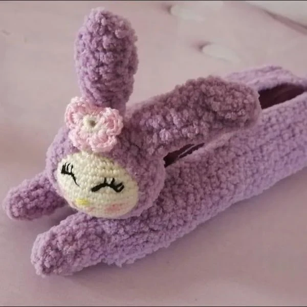 Crochet pencil case