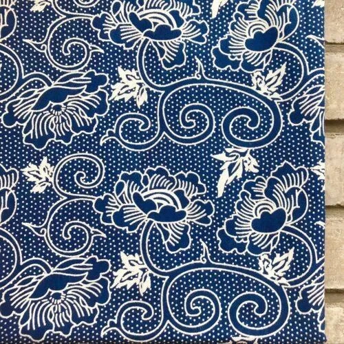 Handmade Japanese  Flower Cotton Fabric