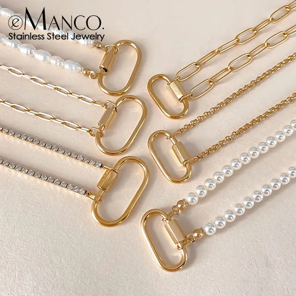 Aurelian Square Links - 14K Gold Plated Stainless Steel Chain Components